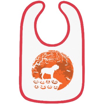 Discover Neopolitan Mastiff And Moon Halloween Dog Lover Bibs