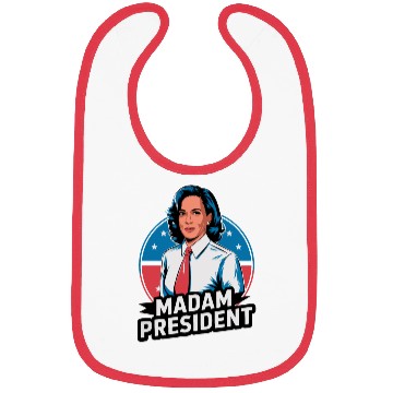 Discover Retro Kamala Madam President 2024 Bibs