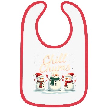 Discover Chill Chums Snowman Friends Festive Winter Fun Bibs
