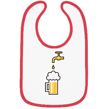 Discover Beer Mug & Tap (Keg Beer / Draft Beer / 3C) Bibs