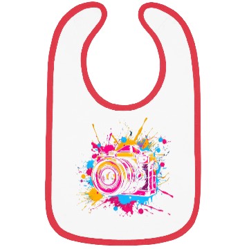 Discover A Watercolor Design For Photography Lovers Bibs