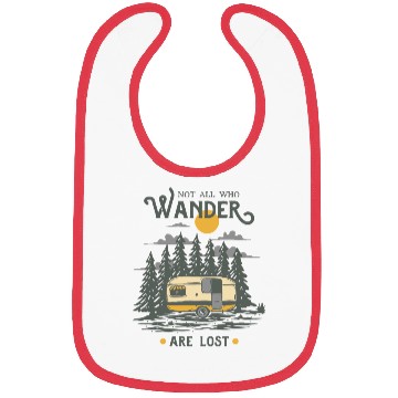 Discover Not All Who Wander are Lost Bibs