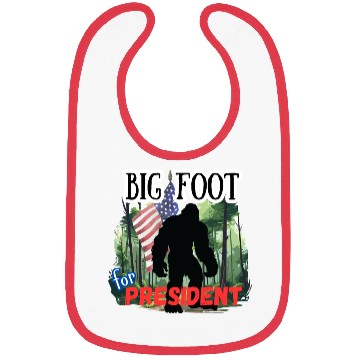 Discover BIG FOOT FOR PRESIDENT Bibs