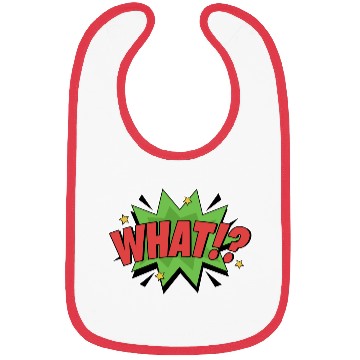 Discover What!? Retro Comic Pop Art Surprise Bibs