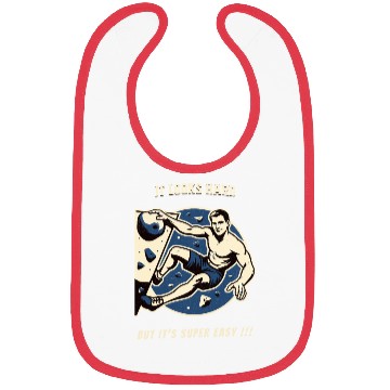 Discover Climbing bouldering vintage Bibs funny saying