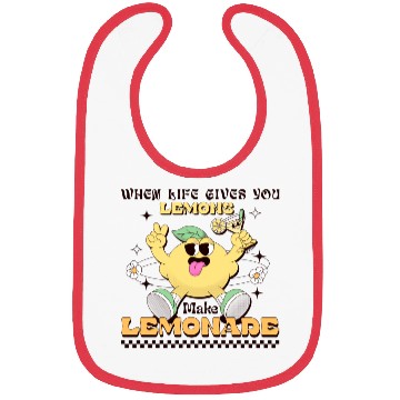 Discover Lemon Quote Bibs