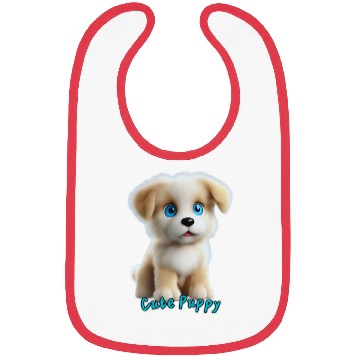 Discover Adorable Blue-Eyed Puppy Bibs