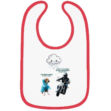 Discover biker and the dog Bibs