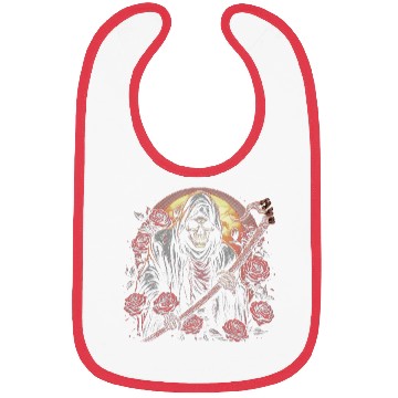 Discover dead skeleton death skull gothic horror Bibs