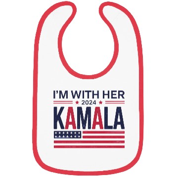 Discover Kamala Harris Support I'm With Her Vote Kamala Har Bibs