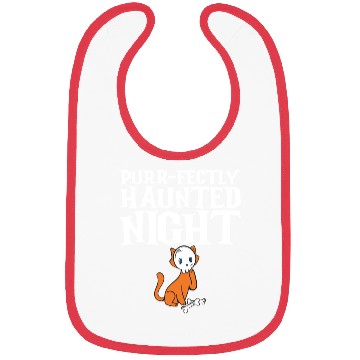 Discover Purr-fectly Haunted Night Bibs