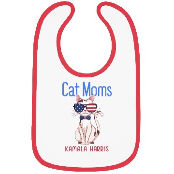 Discover Cat Mom for Kamala Harris | 2024 Bibs