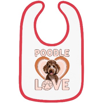 Discover Adorable Brown Poodle for Poodle Enthusiasts Bibs