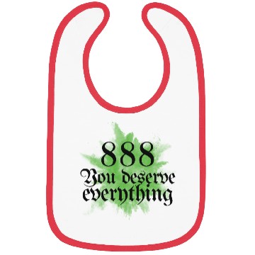 Discover 888 Angel Number Abundance Prosperity Bibs
