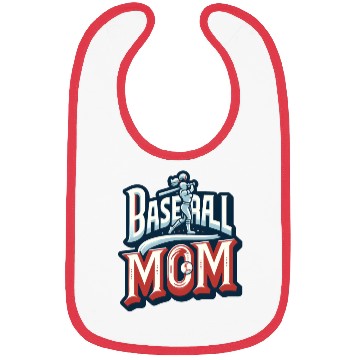 Discover Proud Baseball Mom: Swinging for the Fences.t-shir Bibs