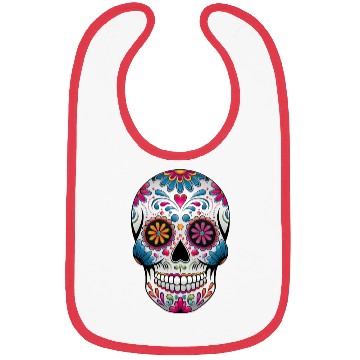 Discover Colorful Skull Bibs