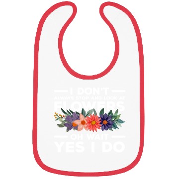 Discover Flowers Nature Design Couple Bibs