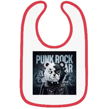 Discover Punk Rock Bear Bibs