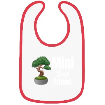Discover Mini Tree Friend Bonsai Meditation Spiritual Bibs