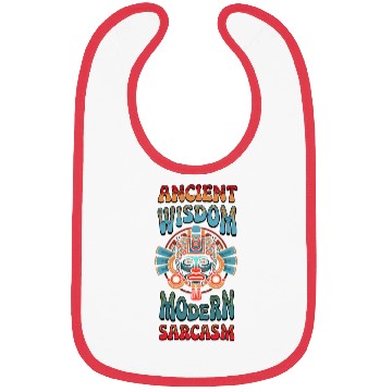 Discover Ancient Wisdom, Modern Sarcasm Bibs