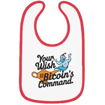 Discover Bitcoin Genie - Your Wish is Bitcoin's Command Bibs