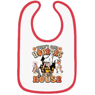 Discover There's Some Horrors In This House Ghost Halloween Bibs
