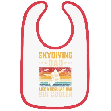 Discover Skydiving Dad Like Regular Dad But Cooler Father Bibs