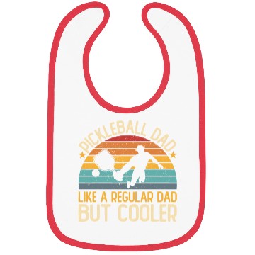 Discover Pickleball Dad | Pickleball Player Funny Father's Bibs
