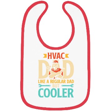 Discover HVAC Dad But Cooler Mens HVAC Technician Father Bibs