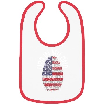 Discover USA in my DNA - Love America Bibs