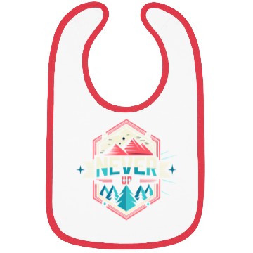 Discover Never Give UP Design Bibs