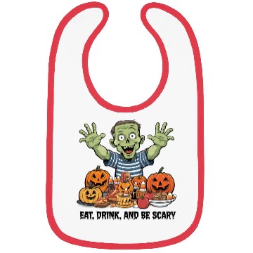 Discover Eat, drink, and be scary Bibs