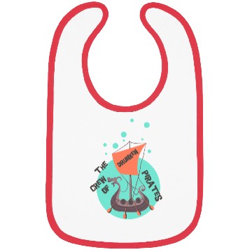 Discover pirates ship lovers Bibs design