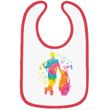 Discover Golfer Colorsplash Kids Miniature Golf Bibs