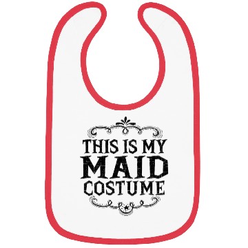 Discover This Is My Maid Funny Lazy Halloween Costume Bibs