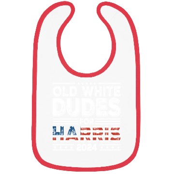 Discover Old White Dudes For Kamala Harris 2024 Election Bibs