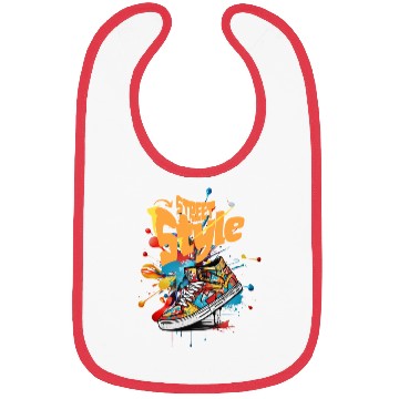 Discover 'Street Style' Graffiti Drip Shoe GD Bibs