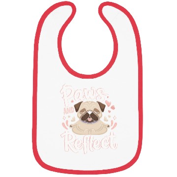 Discover Paws And Reflect Yoga Pug Mediation Bibs