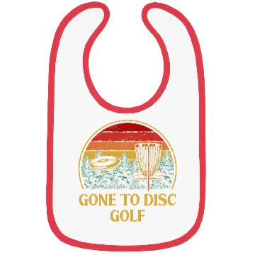Discover Gone to Disc Golf Rest Day Golfer Day Off Golfing Bibs