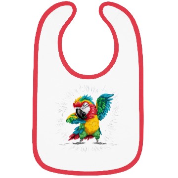 Discover Macaw Parrot for a Bird Lover Animal Lover Bibs