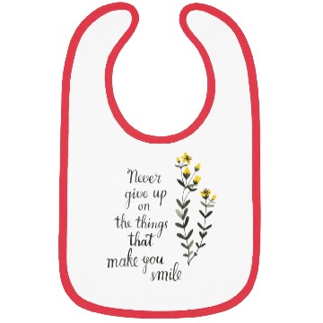 Discover Never give up Bibs