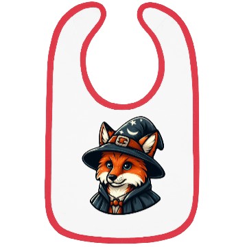 Discover Magical Fox - Wizard Fantasy Bibs