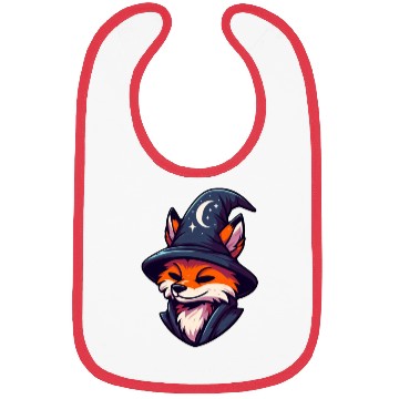 Discover Fox Wizard - Magic Fantasy Bibs