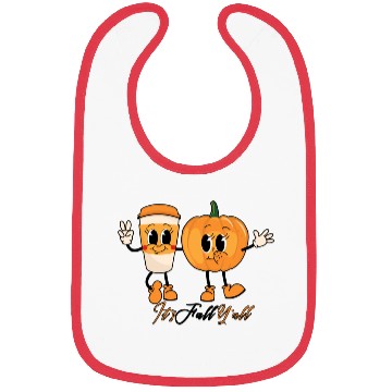 Discover Retro It's Fall Y'all - Pumpkin Spice Latte Bibs