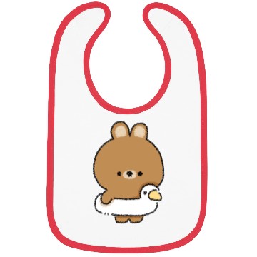 Discover Swimming Bunny Bibs