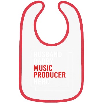 Discover Fathers Day Husband Daddy Music Producer Bibs