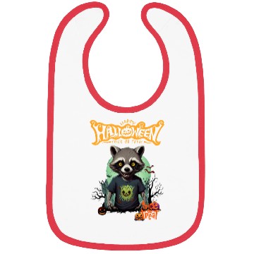 Discover Trick or Treat Raccoon Bibs