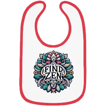 Discover Find Zen, Zen Yoga Design Bibs