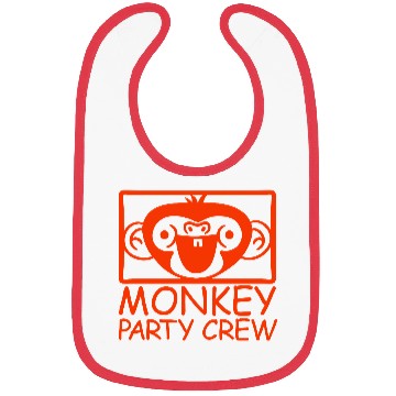 Discover Monkey Chimpanzee Party Animals Crew Team Friends Bibs