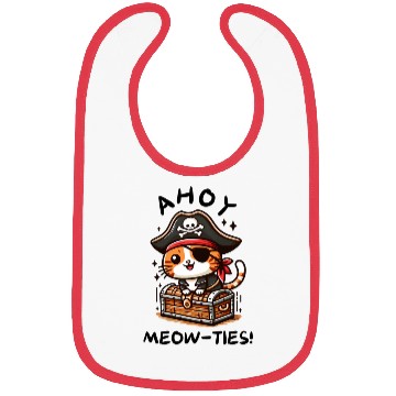 Discover Ahoy Meow Ties Bibs